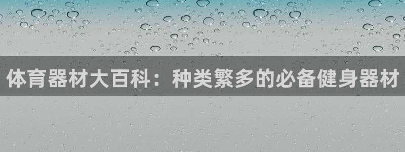星欧娱乐属于什么档次的公司啊：体育器材大百科：种类繁