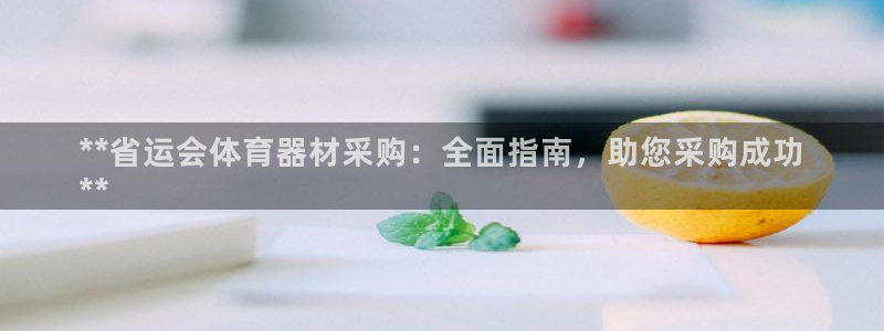星欧娱乐挂机赚钱：**省运会体育器材采购：全面指南，