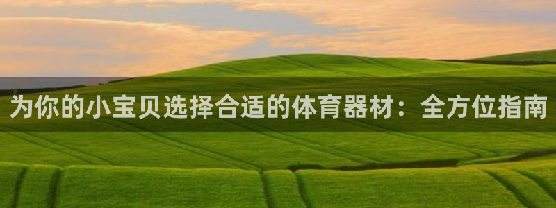 星欧娱乐法最新进展：为你的小宝贝选择合适的体育器材：