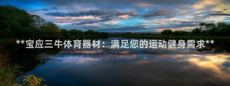 星欧娱乐平台：**宝应三牛体育器材：满足您的运动健身